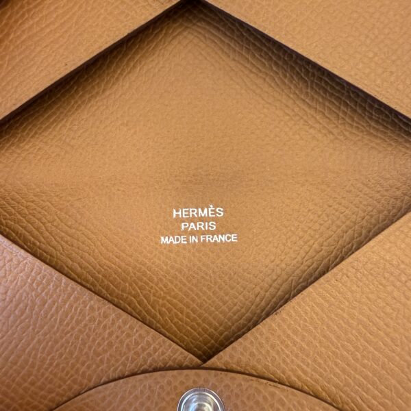 Hermes Epsom Calvi Card Gold