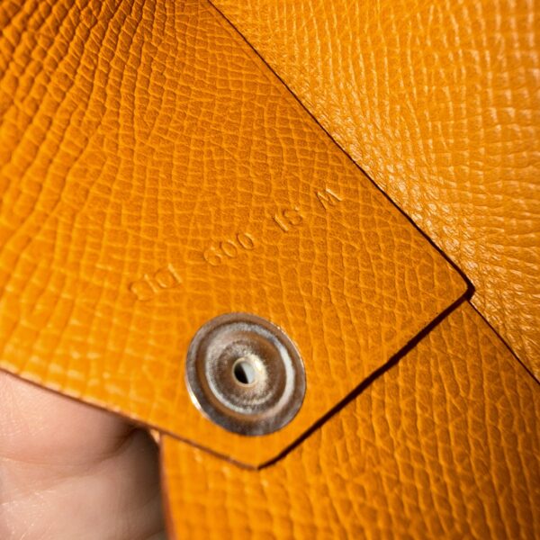 Hermes Epsom Calvi Card Gold