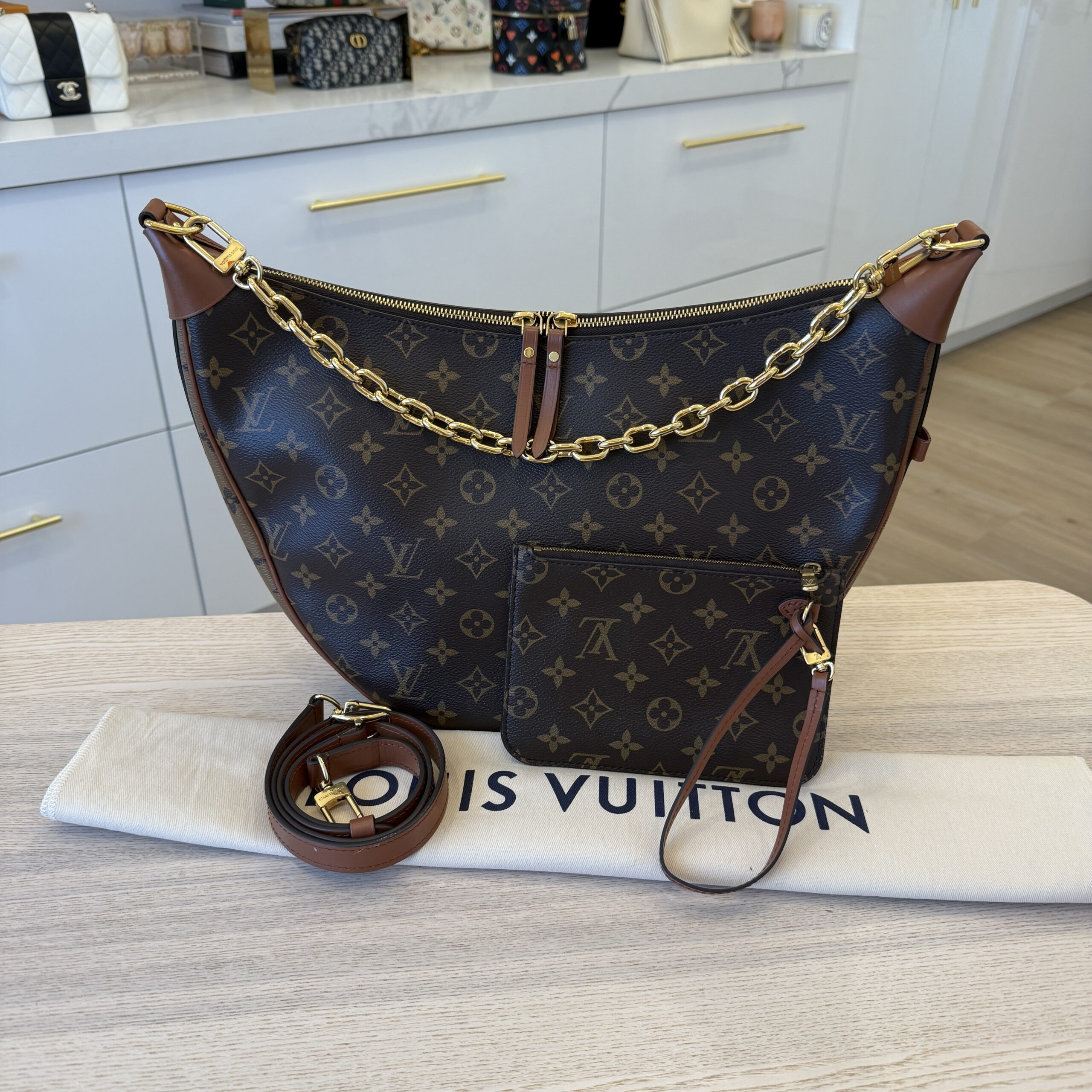 Louis Vuitton Reverse Monogram Loop Hobo