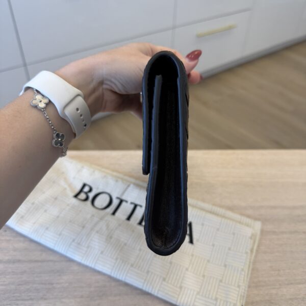 Bottega Veneta Nappa Intrecciato Long Andiamo Top Handle Clutch Fondant