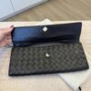 Bottega Veneta Nappa Intrecciato Long Andiamo Top Handle Clutch Fondant