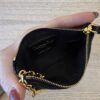 Christian Dior Caro Myrte Zipped Key Case Black