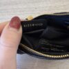 Christian Dior Caro Myrte Zipped Key Case Black