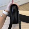 Celine Shiny Calfskin Medium Triomphe Black