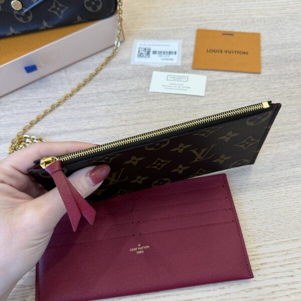 Louis Vuitton Monogram Pochette Felicie Chain Wallet