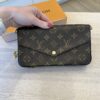 Louis Vuitton Monogram Pochette Felicie Chain Wallet