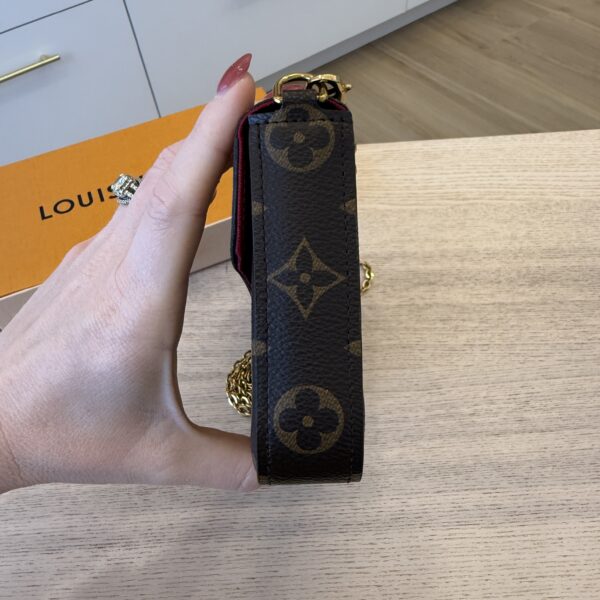 Louis Vuitton Monogram Pochette Felicie Chain Wallet
