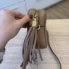 Gucci Calfskin Small Soho Disco Bag Beige