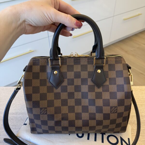 Louis Vuitton Damier Ebene Speedy 25 Bandouliere NM
