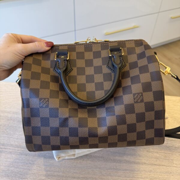 Louis Vuitton Damier Ebene Speedy 25 Bandouliere NM