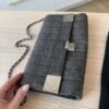 Chanel CC Choco Bar Denim Chain Flap