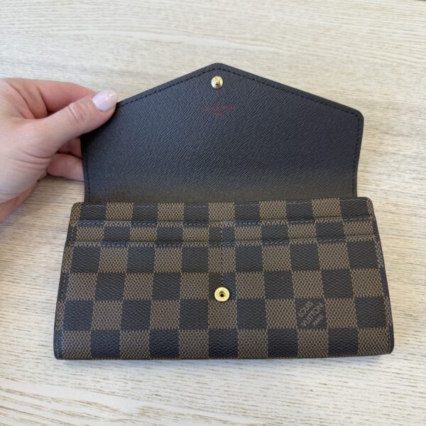 Louis Vuitton Damier Ebene Sarah Wallet