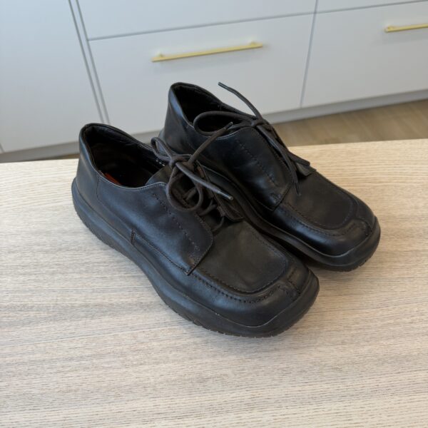 Prada Derby Oxford Size 39 Brown Women's