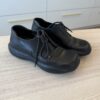 Prada Derby Oxford Size 39 Black Women's