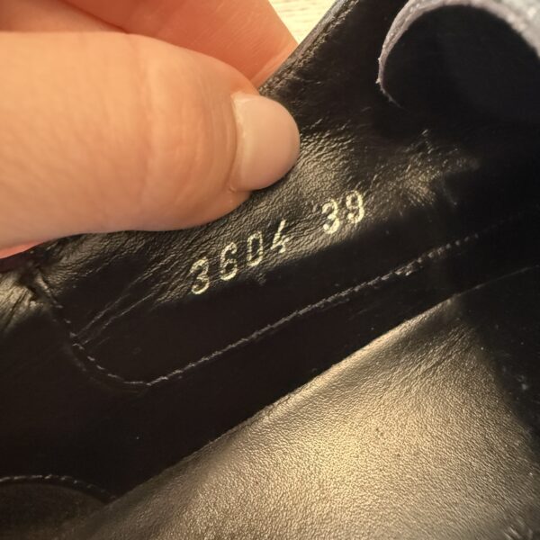 Prada Derby Oxford Size 39 Black Women's