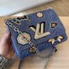 Louis Vuitton Epi Azteque Twist Shoulder Bag PM Denim Light