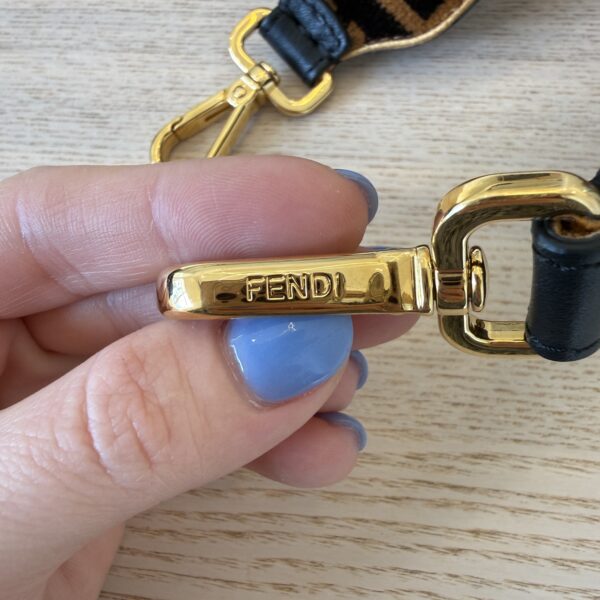 Fend Strap You Shoulder Strap Zucca Velvet