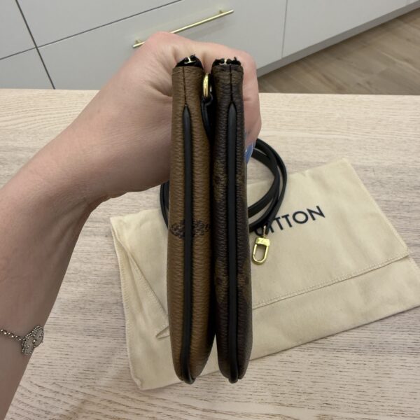 Louis Vuitton Double Zip Pochette Limited Edition Reverse Monogram Giant