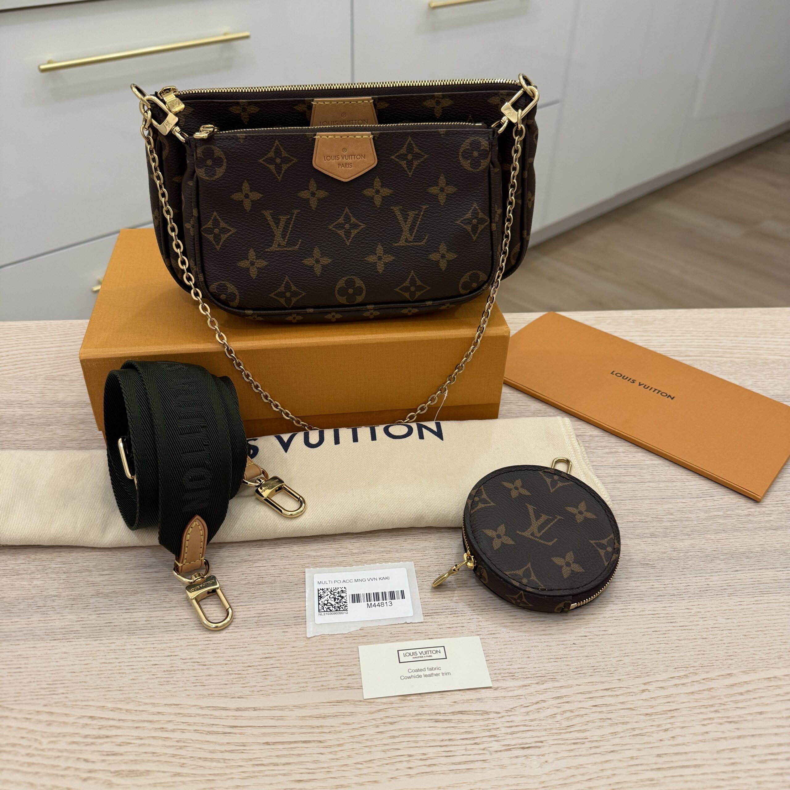 Louis Vuitton Monogram Multi Pochette Accessories Kaki