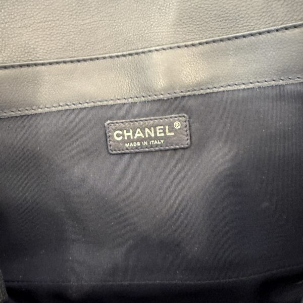 Chanel Calfskin New Medium Boy Reverso Flap Navy