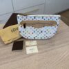 Louis Vuitton Monogram Multicolor Pochette Plate GM White