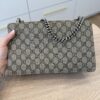 Gucci GG Supreme Monogram Small Dionysus Shoulder Bag Taupe