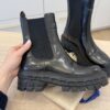 LOUIS VUITTON LV Squad Chelsea Ankle Boot Black