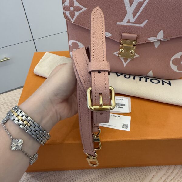 Louis Vuitton Bicolor Monogram Empreinte Leather Pochette Metis