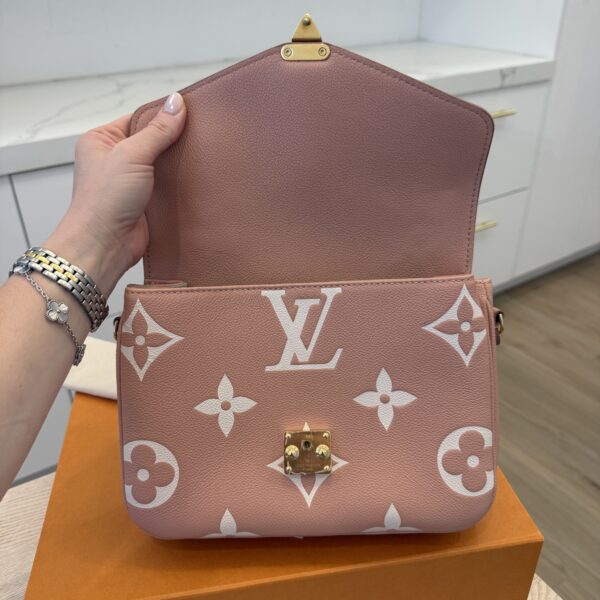 Louis Vuitton Bicolor Monogram Empreinte Leather Pochette Metis