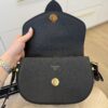 Louis Vuitton Grained Calfskin LV Pont 9 Soft MM Black