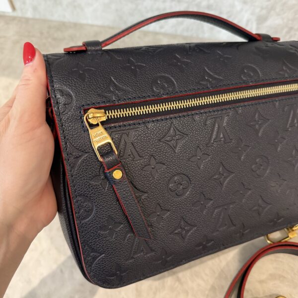 Louis Vuitton Empreinte Pochette Metis Marine Rouge
