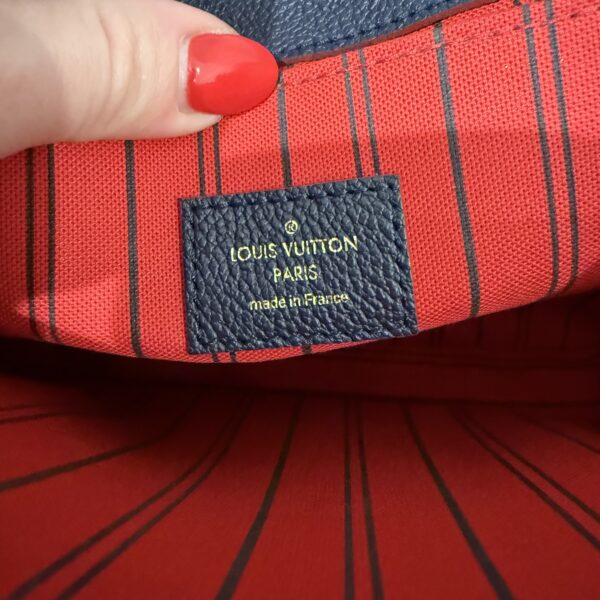 Louis Vuitton Empreinte Pochette Metis Marine Rouge