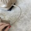 Saint Laurent (YSL) Calfskin Monogram Lou Camera Beige Gold Hardware