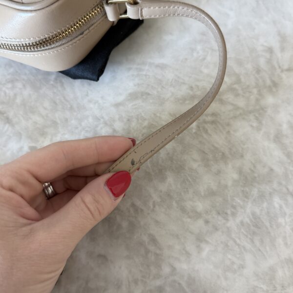Saint Laurent (YSL) Calfskin Monogram Lou Camera Beige Gold Hardware