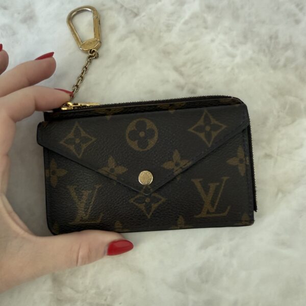 Louis Vuitton Monogram Recto Verso Card Holder Black