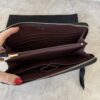 Chanel Caviar Quilted Large Zipped Clutch Black