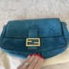 Fendi Baguette NM Bag Suede Medium