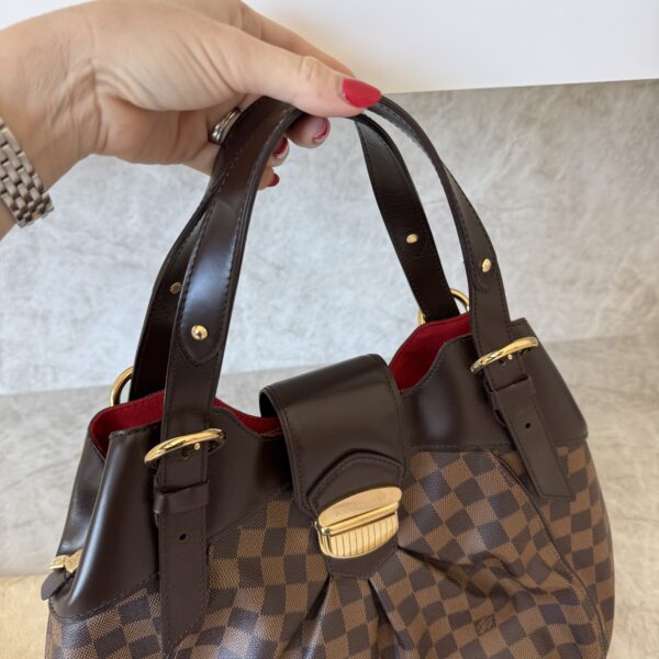 Louis Vuitton Damier Ebene Sistina Handbag Damier GM