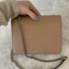 Gucci Dollar Calfskin Small Interlocking G Shoulder Bag Camelia