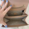 Gucci Dollar Calfskin Small Interlocking G Shoulder Bag Camelia