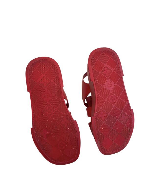 Louis Vuitton Maya Flatform Calfskin Slingback Sandals Womens Size:| IT 39