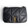 Saint Laurent (YSL) Lambskin Matelasse Monogram Medium Jamie 4.3 Black