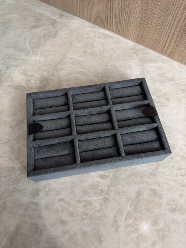Louis Vuitton Damier Graphite Cufflinks Case Jewelry Case