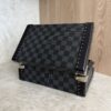Louis Vuitton Damier Graphite Cufflinks Case Jewelry Case
