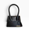 Jacquemus Smooth Calfskin Le Chiquito Moyen Black Black