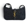 Saint Laurent (YSL) Le 5 a 7 Mini Raffia Noir
