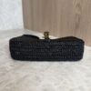 Saint Laurent (YSL) Le 5 a 7 Mini Raffia Noir