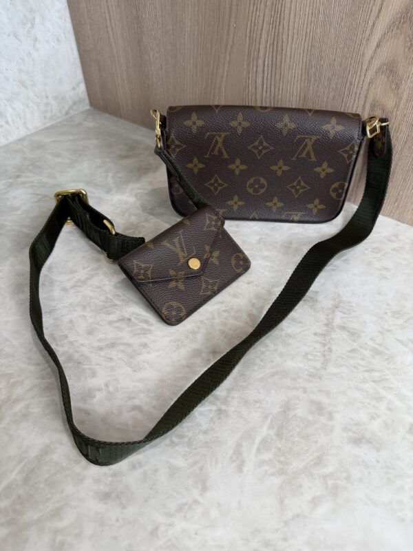 Louis Vuitton Felicie Strap  Go Handbag Monogram Canvas