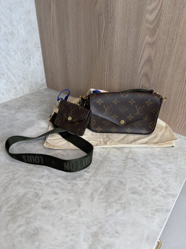 Louis Vuitton Felicie Strap  Go Handbag Monogram Canvas