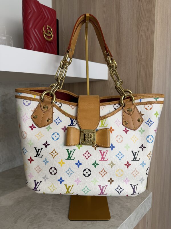Louis Vuitton Monogram Multicolor Annie GM White